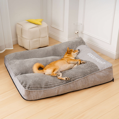 Grand coussin orthopédique extra doux et large résistant aux griffures