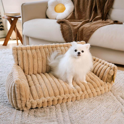 Grand coussin orthopédique moelleux et lavable pour chien, idéal pour canapé et lit - Rêve de sommeil