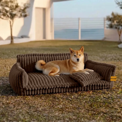 Grand coussin orthopédique moelleux et lavable pour chien, idéal pour canapé et lit - Rêve de sommeil