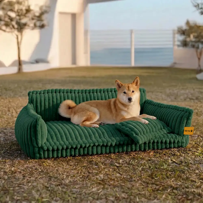 Grand coussin orthopédique moelleux et lavable pour chien, idéal pour canapé et lit - Rêve de sommeil