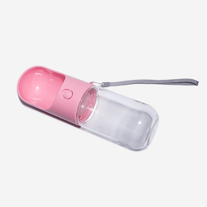 Bouteille d'eau portable pour chien en extérieur