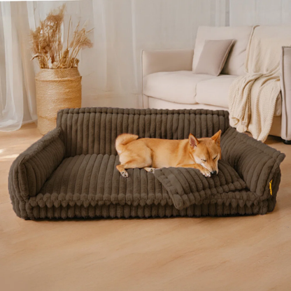 Grand coussin orthopédique moelleux et lavable pour chien, idéal pour canapé et lit - Rêve de sommeil