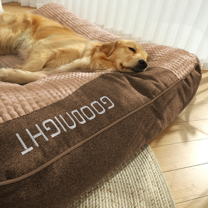 Grand coussin orthopédique extra doux et large résistant aux griffures
