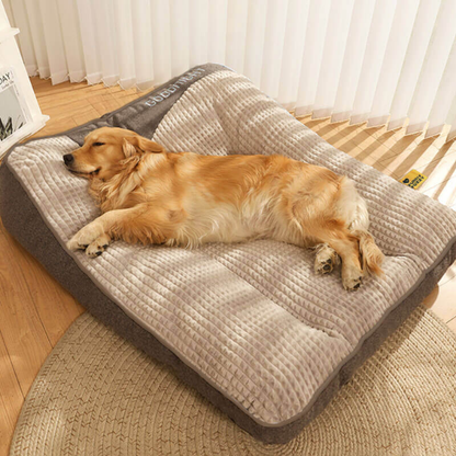 Grand coussin orthopédique extra doux et large résistant aux griffures