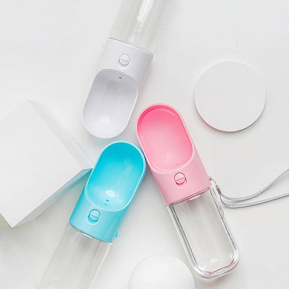 Bouteille d'eau portable pour chien en extérieur